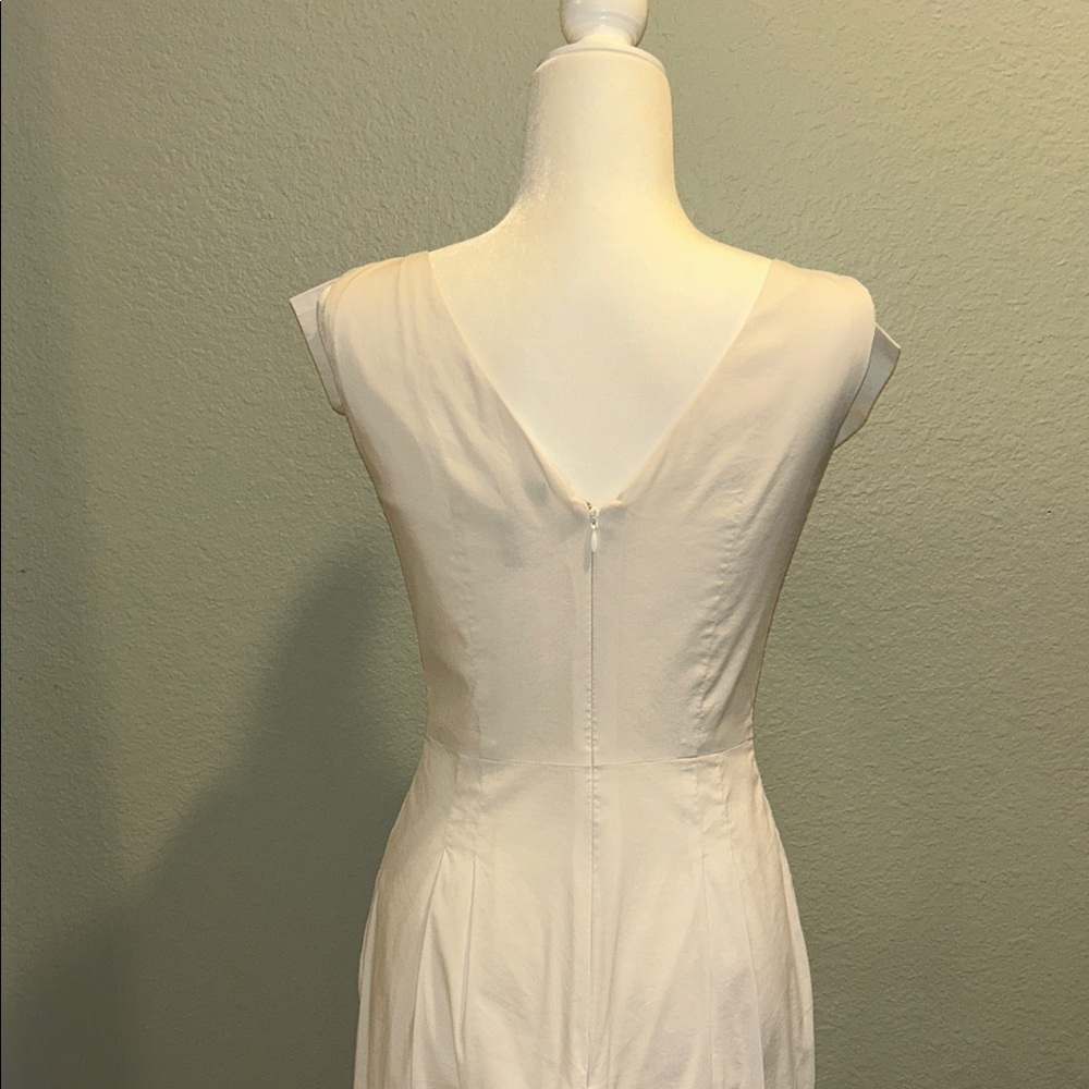 BCBGMaxAzria White Ruffle Mini Dress - Picture 6 of 8